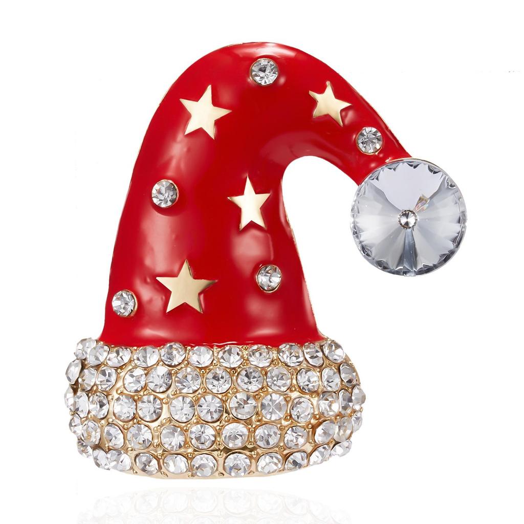 Broche Cloche Strass Mode Européenne et Américaine - Collection Noël