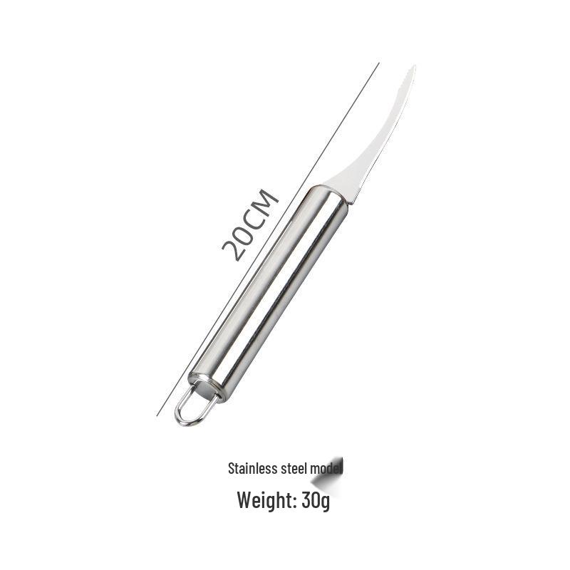 Stainless Steel Shrimp Peeler & Deveiner Knife: Portable Tool for Removing Shells, Opening Backs, Deveining.