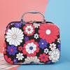High Quality Floral Printed Cosmetic Bag Large Capacity Multifunctional Travel Wash Handbag Makeup Pouch Travel Organizer