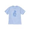 Uniqlo X Detective Conan Collaboration SS23 Solid Color Character Silhouette Print Round Neck Short Sleeve T-Shirt Unisex Tops Light-Blue 462173-61