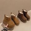 New snow boots winter muffin thick-soled piled thickened cotton boots warm short boots