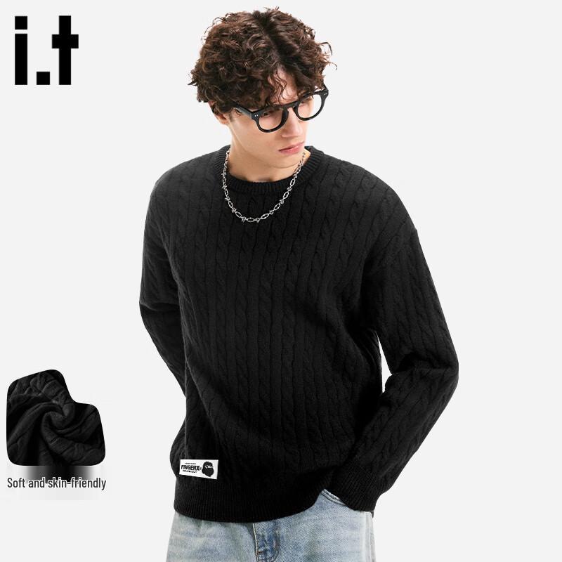 Fingercroxxit Unisex Cable Knit Sweater
