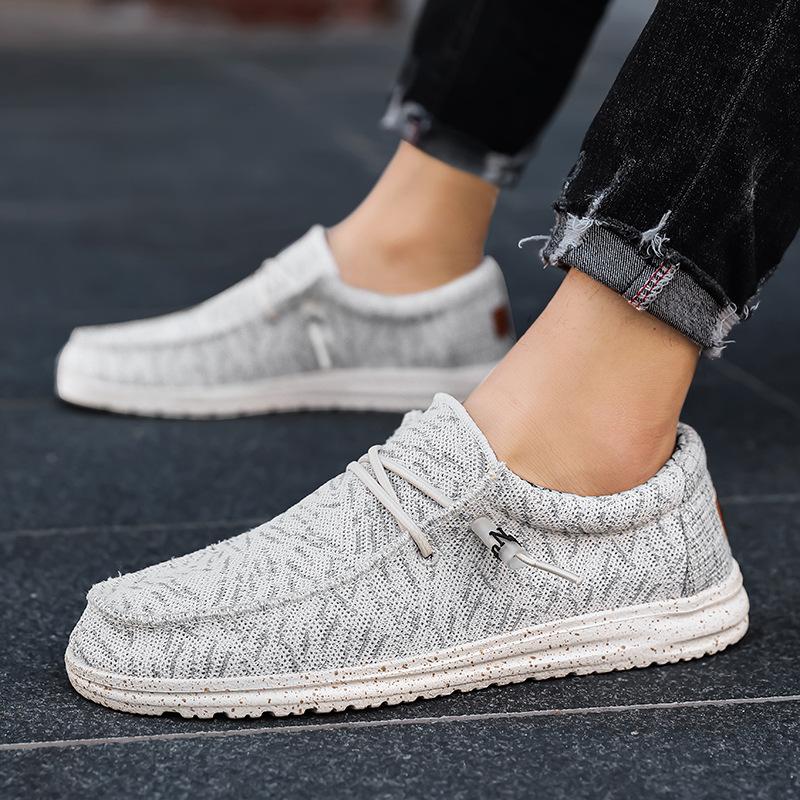 Große Größe 48 beliebte Paar-Loafer, trendige Freizeitschuhe, Herren-Canvas-Schuhe, Außenhandel, Slipper, Herrenschuhe