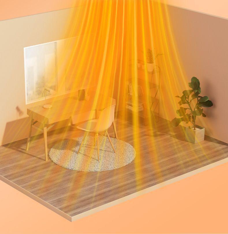 Wall-Mounted Fast Heater & Humidifier for Home and Bathroom - Dual Use for Wet & Dry
