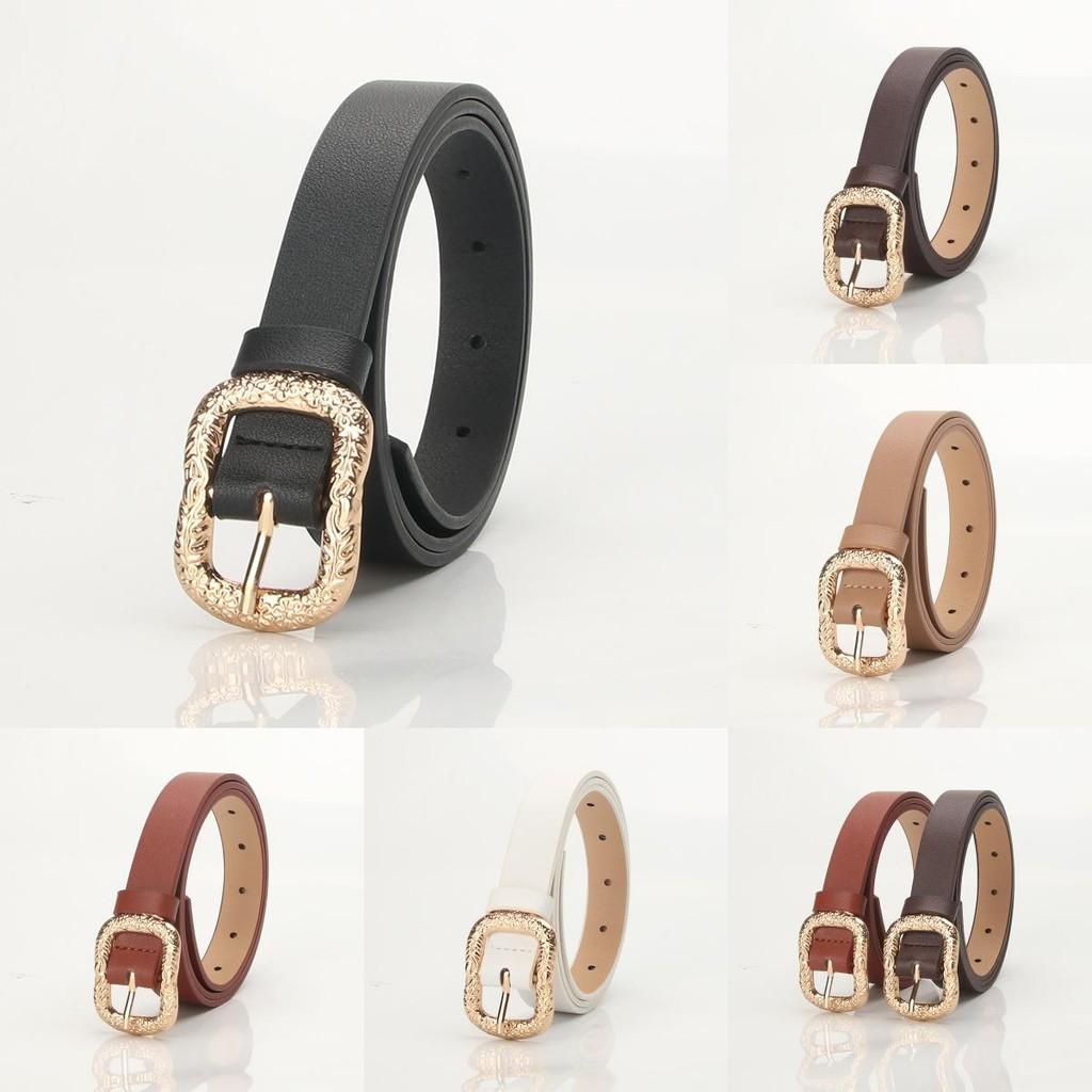 Elegant Womens Pu Leather Belt With Alloy Buckle For Daily Use And Work Attire