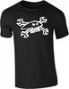 Guy Martin Spanner Skull T Shirt Motorcycle Bike Sports Racing Gift Men Black