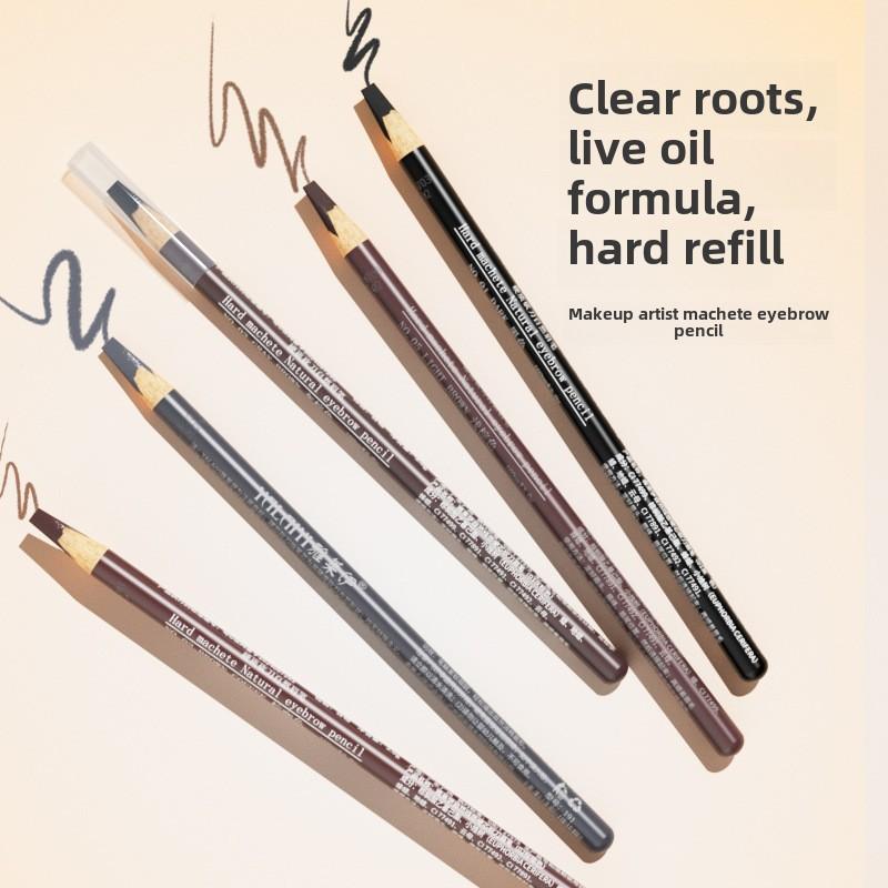 Hard Core Wild Eyebrow Pencil Waterproof and Sweat Resistant Root Clear Machete Makeup Artist Eyebrow Pencil
