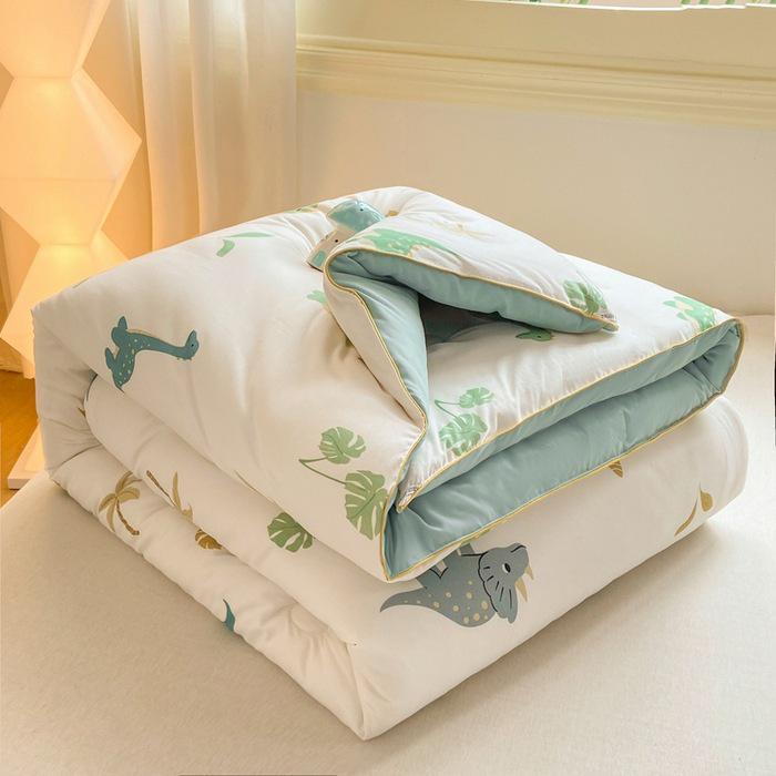 Soybean Fiber Winter Quilt: Thick, Printed, All-Season Comfort for Student Dorms