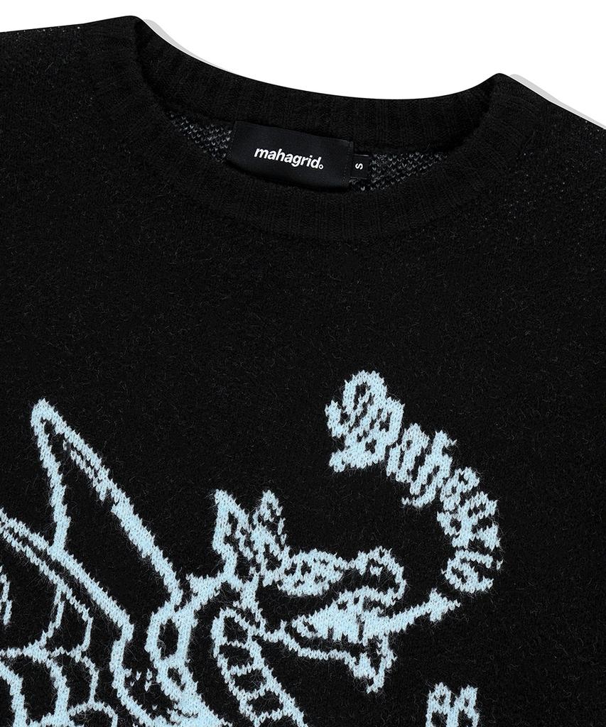 MAHAGRID Firedrake Knit Sweater Black(Mg2Efmk603A)