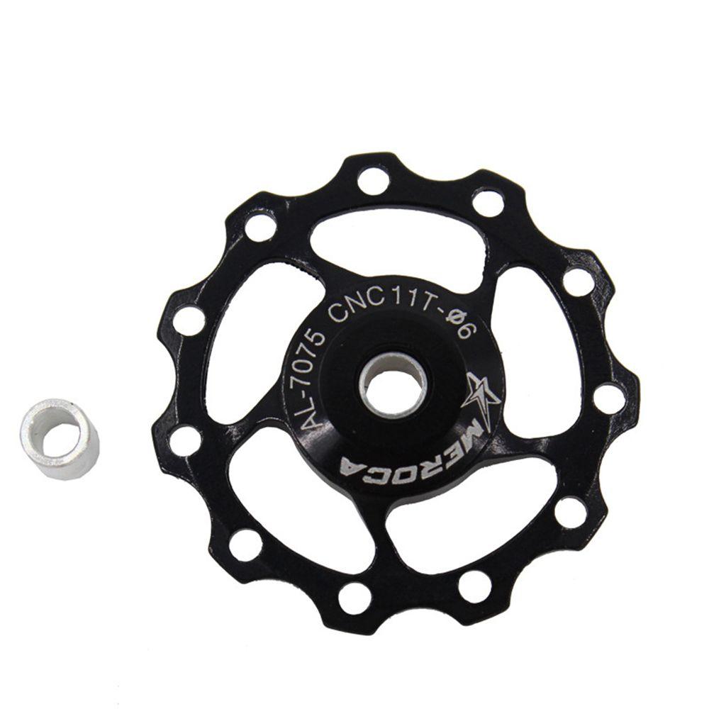 

11T 13T Rear Derailleur Pulley Sealed Bearing Guide Wheel Cycling Accessory Pulley Bearings Part Black-11T