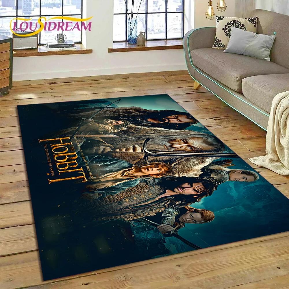 

L-Lord of The Rings H-Hobbit Movie Carpet Rug for Bedroom Living Room Home Sofa Decoration,Children Game Large Decor Floor Mat 40x60cm( 15x23in )