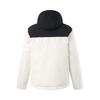 Li Ning Loose Warm Hooded Down Jacket Men Jacket Off-White AYMU681-4