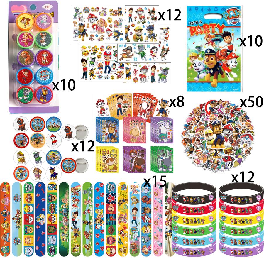 Birthday Party Supplies Tableware Set with Tablecloth Napkin Paper Cups Stickers Banner Backdrop - Complete Party Kit