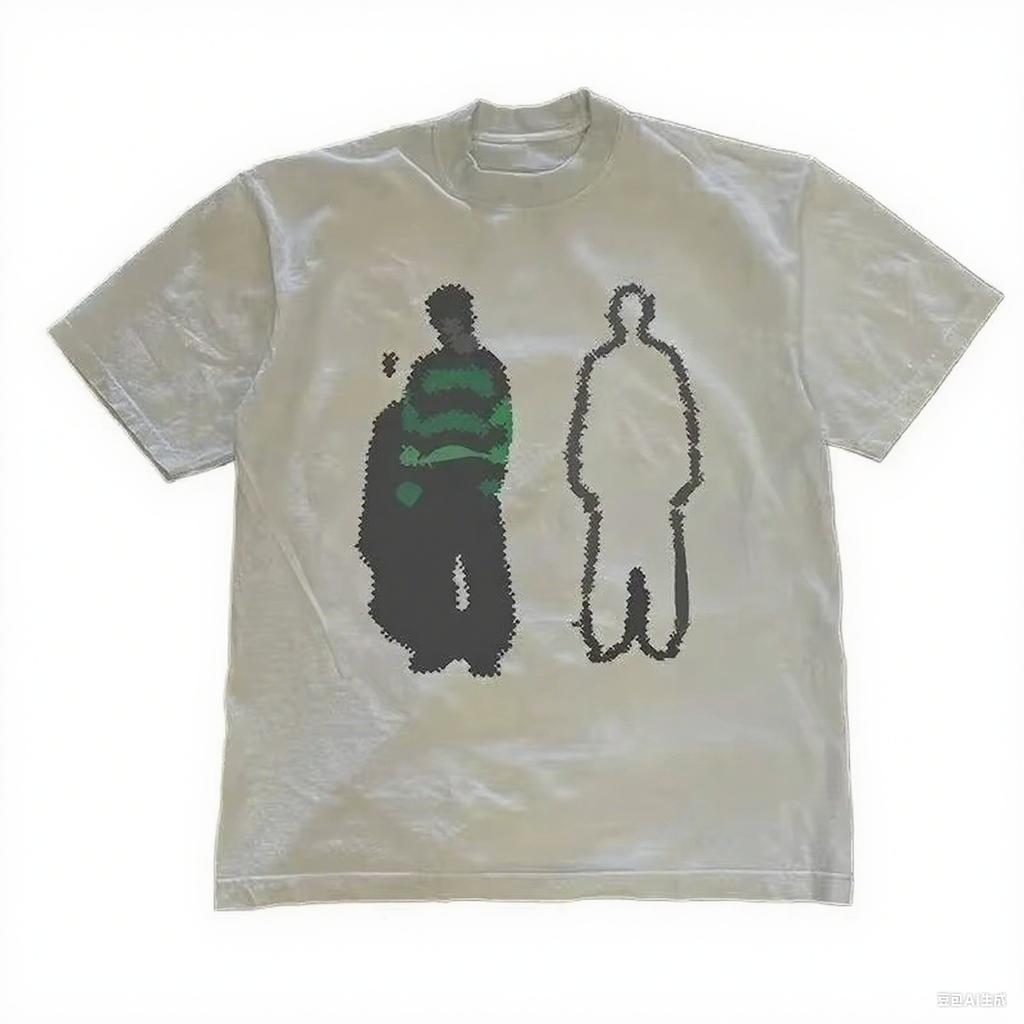 Comfortable Summer New Street Style Versatile Short-sleeved T-shirt for Both Men and Women Casual and Trendy Top