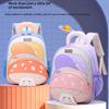 Kids Mushroom Pattern Backpack With Breathable Oxford Fabric And Double Shoulder Straps For Toddlers