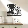 Personalized Cheerleader Metal Sign Trophy Pom Pom Megaphone Design Wall Decor Gift For Sports Fans
