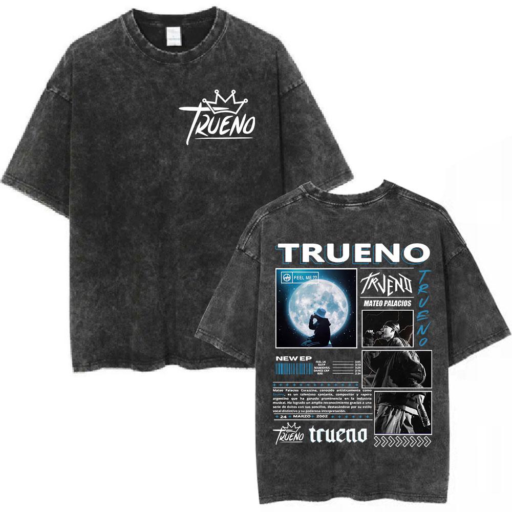 Alvaro Diaz Sayonara Album Vintage Washed T Shirts Mens Clothing Hip Hop Oversized Short Sleeve Tshirt Casual Cotton Tshirts