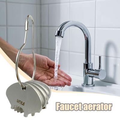 4Pcs Stainless Steel Kitchen Faucet Aerator Key M16.5/18.5/21.5/24 K 4 Sizes Heavy Duty Universal Plug-in Aerator Removal Wrench Tools Faucet