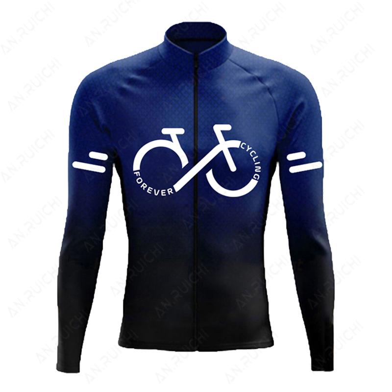 Fluorescent Color  Long Sleeve Cycling Clothing MTB Bike Uniform Maillot Ropa Ciclismo Men Bicycle Wear 2026 Autumn Breathable Cycling Suit Set