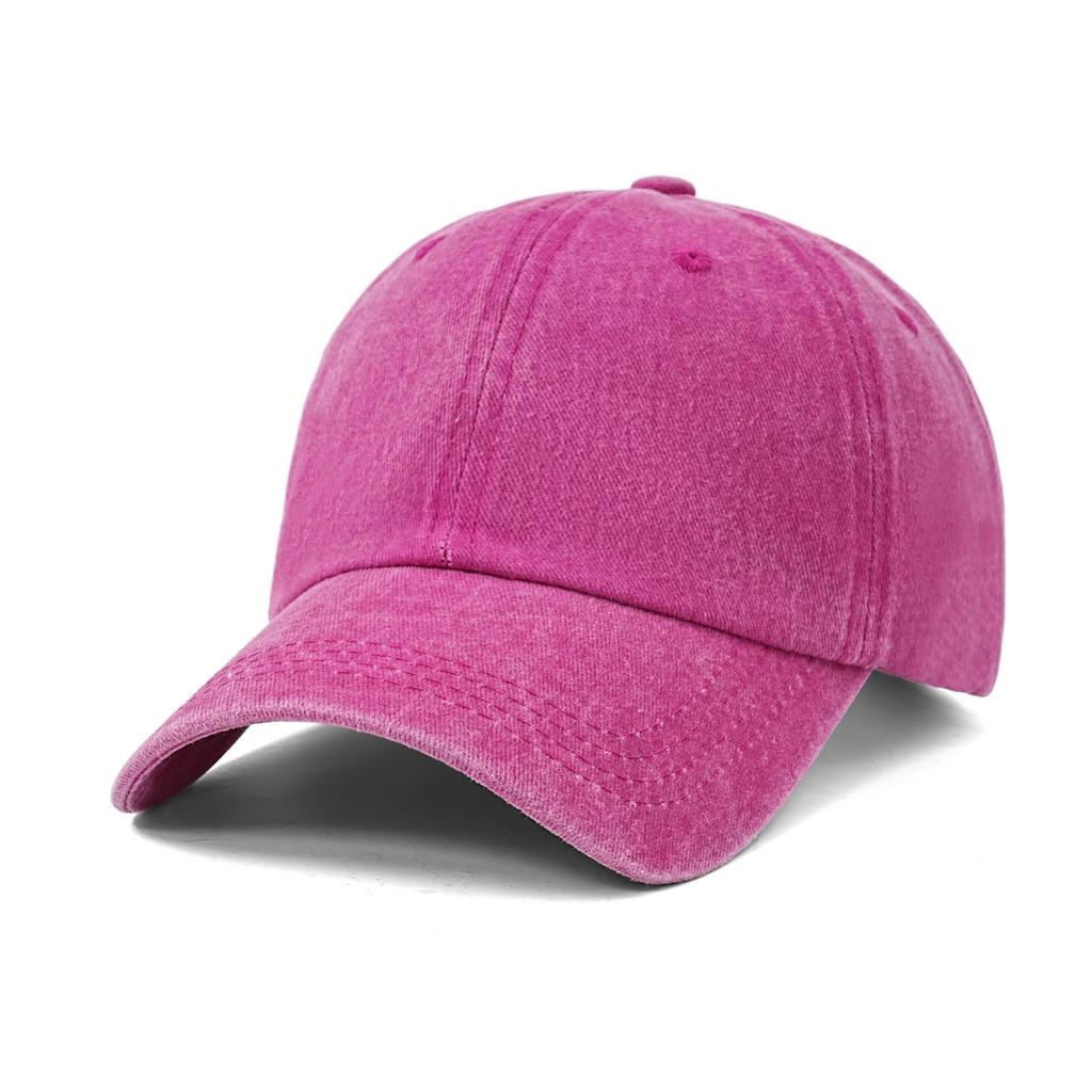 Vintage Distressed Dad Hat with Embroidered Logo – Soft Brim, Flat Bill Baseball Cap