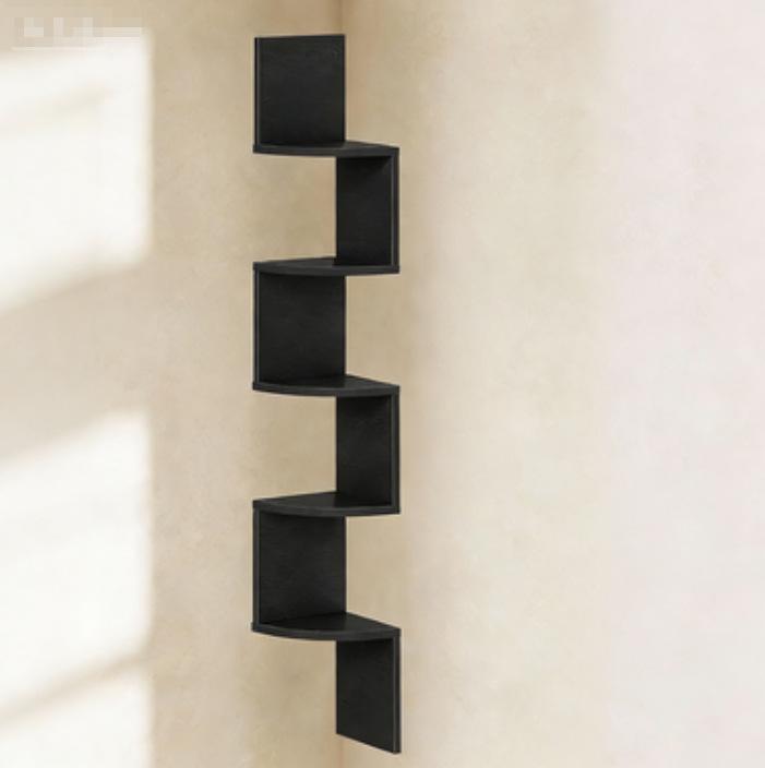 Multi-layer Wooden Storage Rack for Bathroom and Kitchen Walls