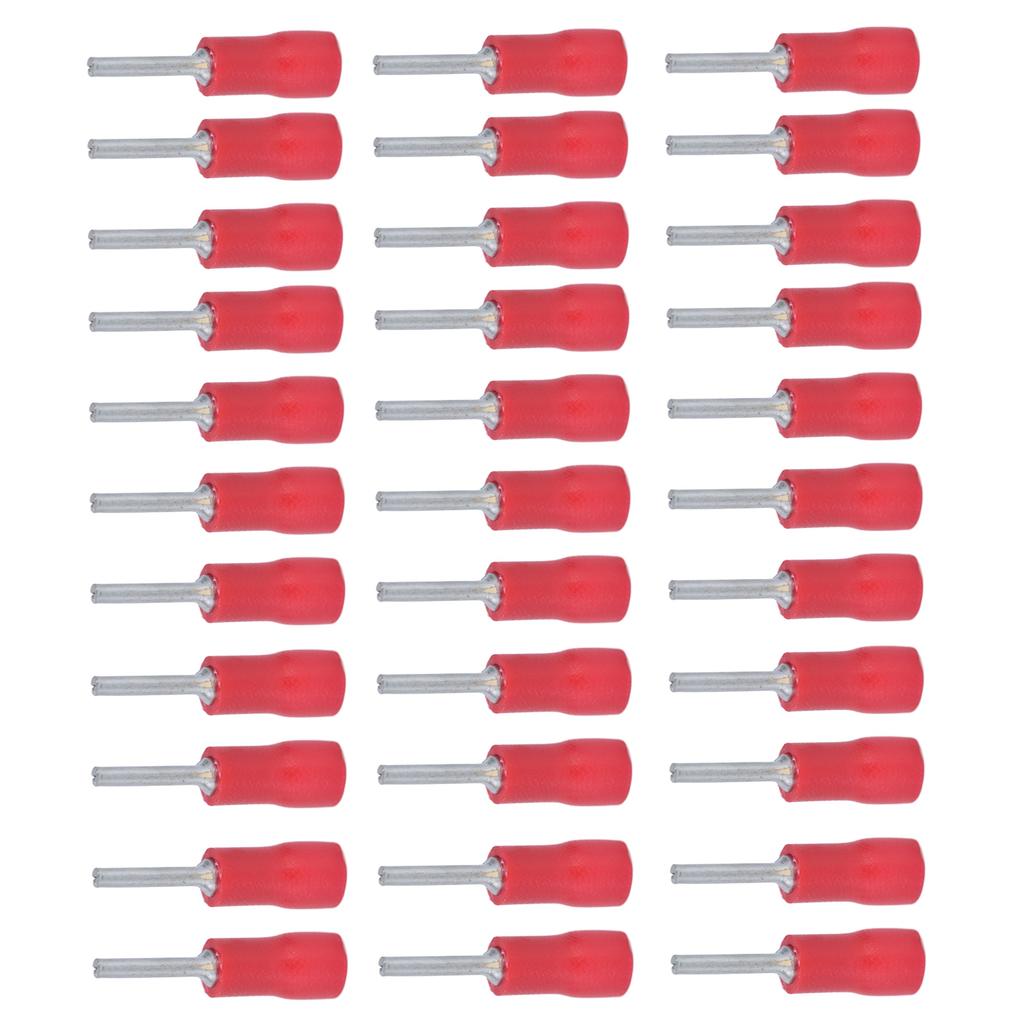 100PCS Insulated Ferrules Terminal Round Tube Pin End Crimp Connector for AWG 22‑16 Wires