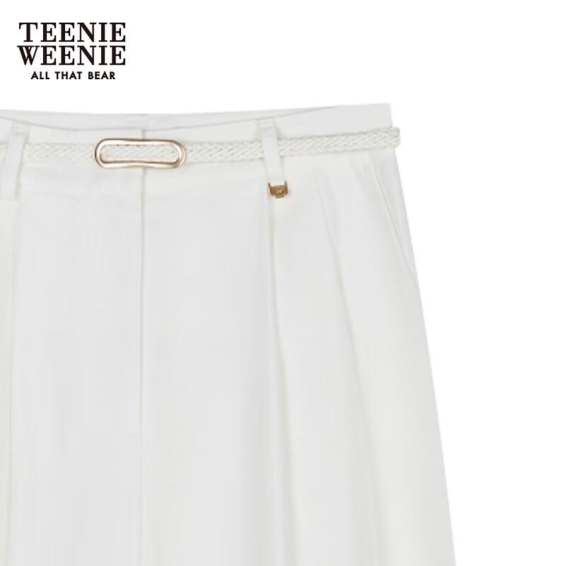 Teenie Weenie Women's 2026 Summer High-Waist Wide-Leg Pants