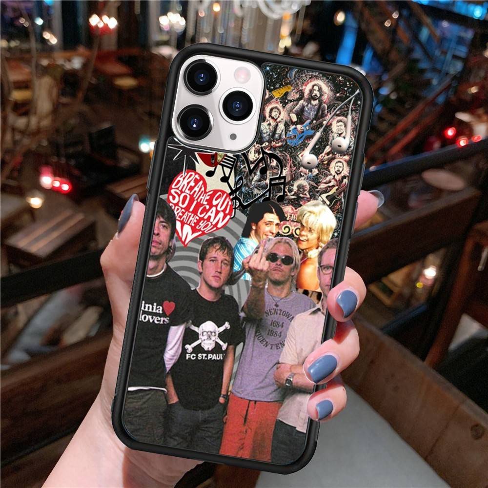 Band F-Foo F-Fighters Classic Rock Phone Case For IPhone 17 16 15 14 13 Plus 12 11 Pro Max PC+TPU Cases Back Cover