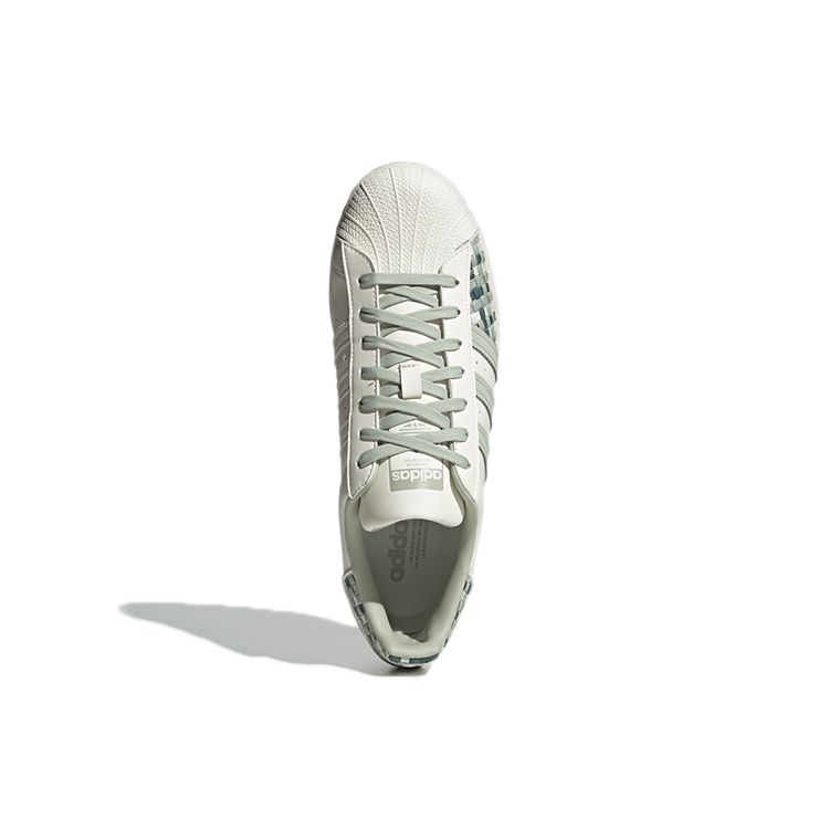 Adidas Originals Superstar Casual Low-Top Sneakers Women Sneakers White Green GY4156
