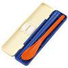 Skater Chopstick Spoon Combination Set 18cm Antibacterial Treated Lunch Box for Adults Comes with Silicone Cushion and Doesn't Make a Sound Made in Ja