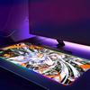 Art Yoneyama Mai Mouse Pad RGB Gaming Mouse Pad HD Gamer Large LED Light XXL MousePads PC Computer Pad Non-slip