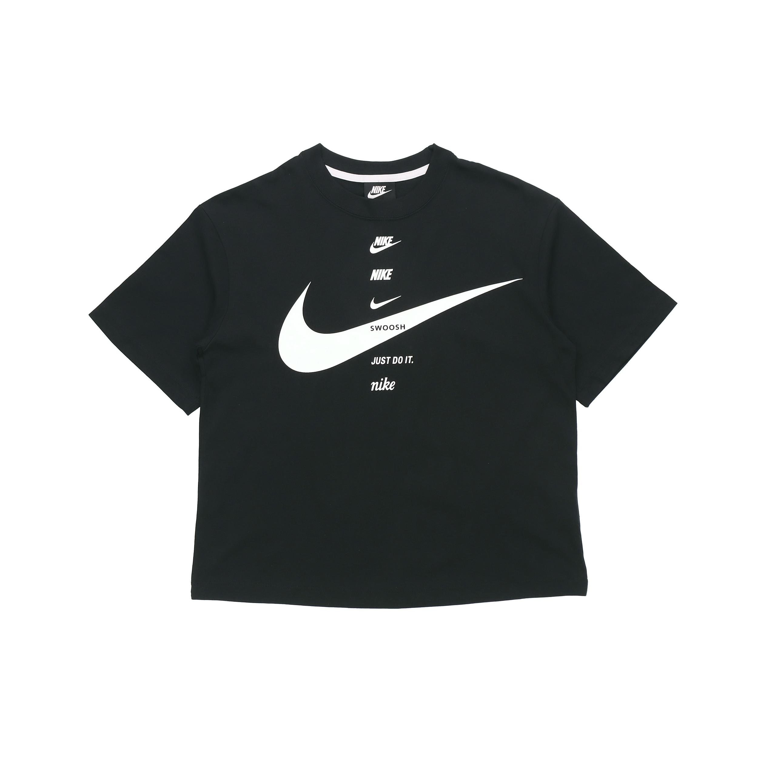 

New Nike T Shirts Women s Black CU5683-010 L