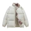 Cotton Clothing Men and Women Paragraph Winter Loose Stand-up Collar Cotton Jacket Warm Thickened Models Casual Cotton Jacket Couples Jacket Men