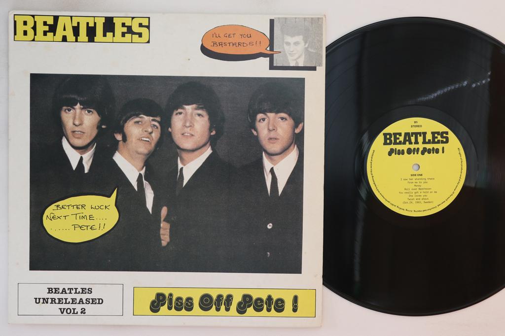 LP Record BEATLES - Piss Off Pete Beatles Unreleased Vo B5 NOT ON LABEL 1985 Belgium Rock Used