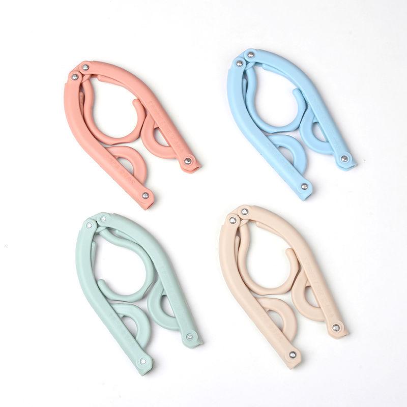 Compact Folding Clothes Hanger for Travel, Dorms, Students, Daily Use - Unisex