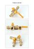 All-Copper Kitchen & Garden Faucet: Household Washing Machine & Outdoor Brass Water Tap