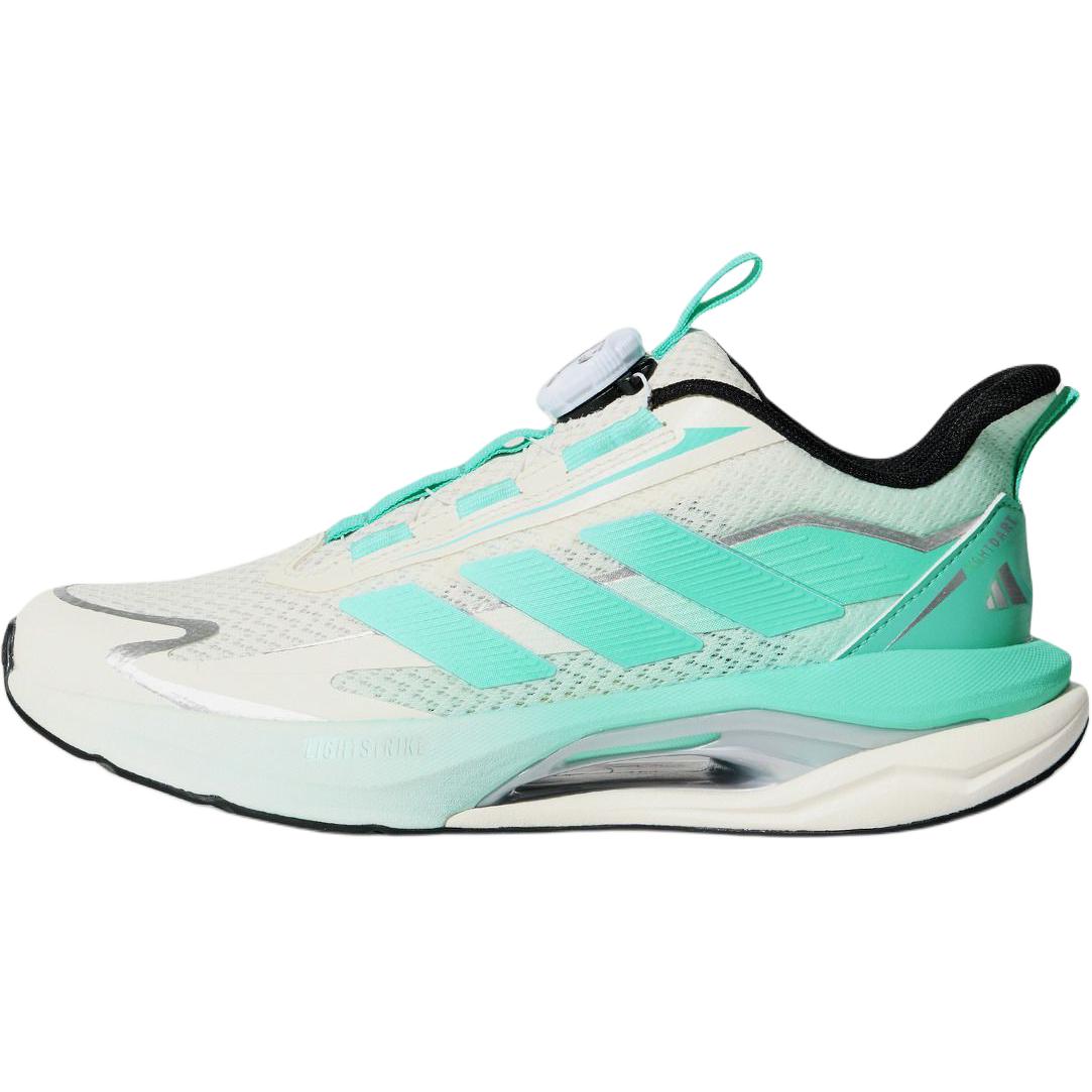 

Adidas Lightdart Habu Нековзкі Стійкі до стирання Низькі Дитячі Бігові Кросівки Бежевий Білий Зелений Дитячі KK0331 33.5