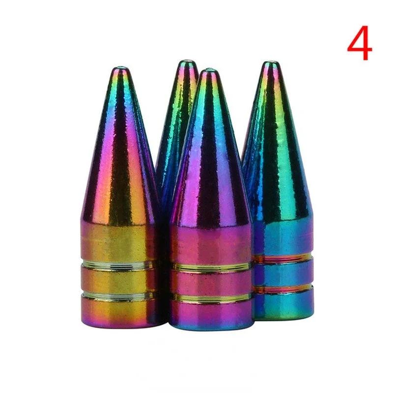 1PCS Neon Lights Color Aluminum Car Tire Valve Caps General Cars Truck Air Port Cover High Quality Tire Rim Valve Wheel Stem Cap