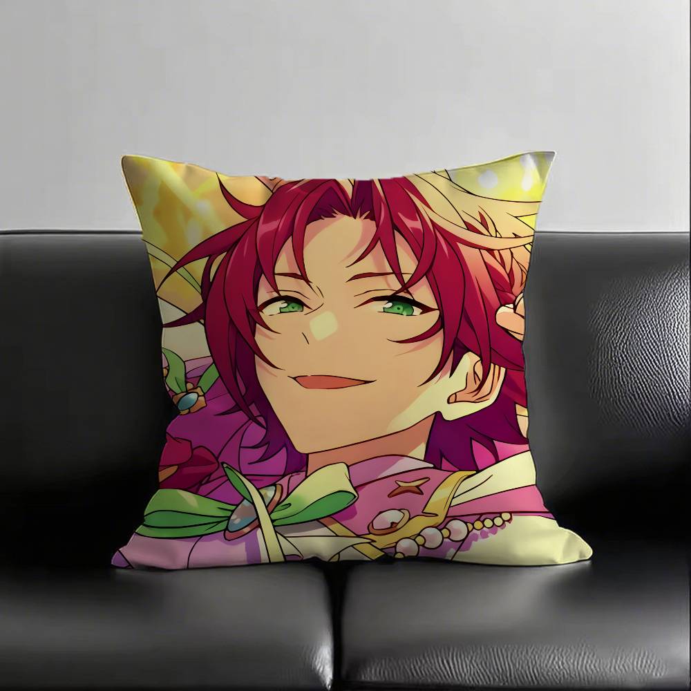 1pc Mao Isara Pillow Case Fashion Square Pillowcase Bedroom Sofa Room Ins Decoration Leisure