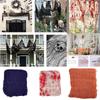 DIY Nightclub Ghost Festival Decoration Props Bar Ghost House Gauze Scary Ragged Cloth  Party