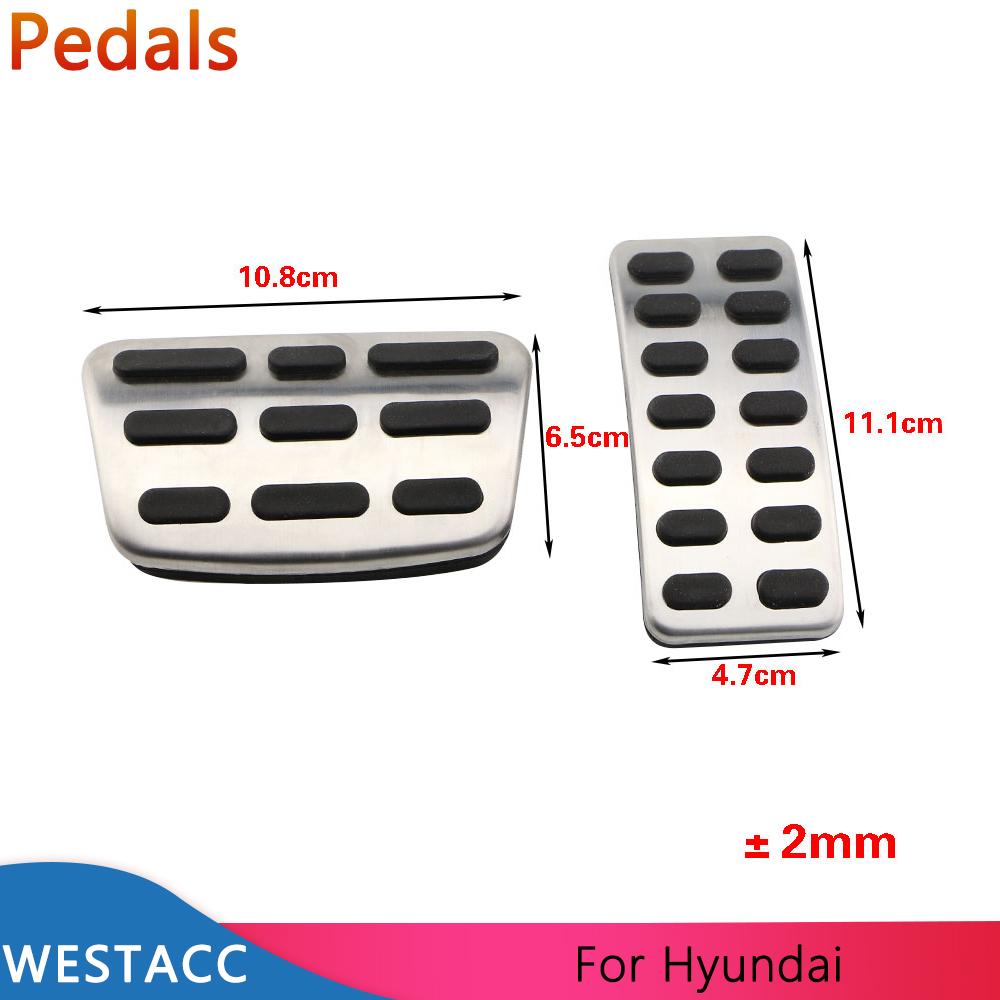 Auto Pedale Gaspedal Gas Bremse Kupplung Rest Pedal Abdeckung für Hyundai Ix25 Creta Accent Verna Solaris für Kia K2 rio Soul