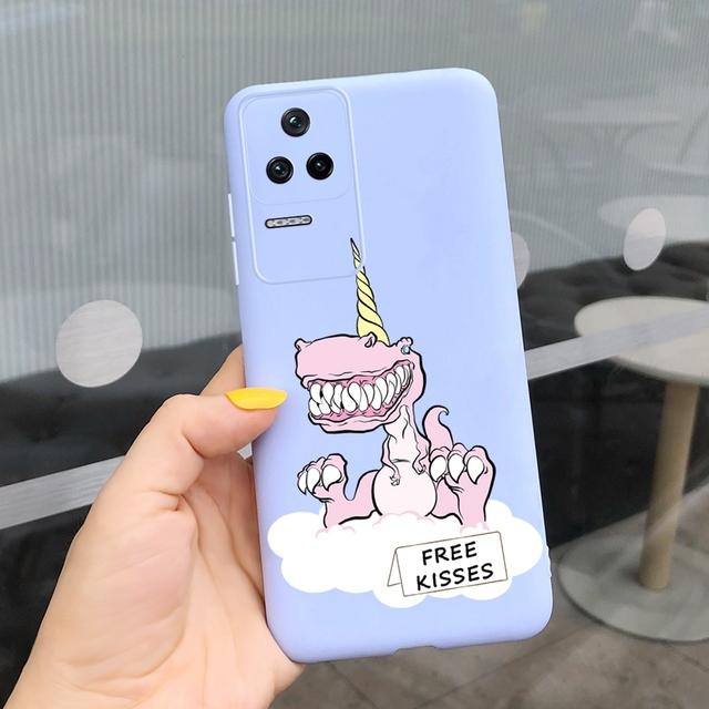 Per Xiaomi Poco F4 Custodia Cute Alien Cartoon Cover morbida in silicone TPU Custodia per telefono per Xiaomi Poco F4 GT PocoF4 Capa antiurto Coque