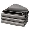 Grey Heavy-Duty PVC Tarpaulin Flame-Retardant Outdoor Camping Tent Pergola Balcony Sun Shelter UV Resistant Truck Canopy Canvas