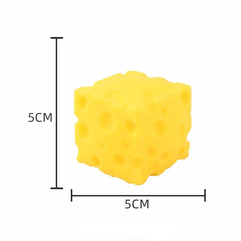 Simulation Cheese Slow Rebound Squeeze Toy, Funny Anxiety Relief decompression Toy Gift жёлтый