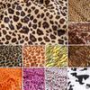 100*150cm Leopard Tiger Cow Pattern Plush Fabric For Diy Garment Sofa Cover Toy Carpet Sewing Patchwork Accessories