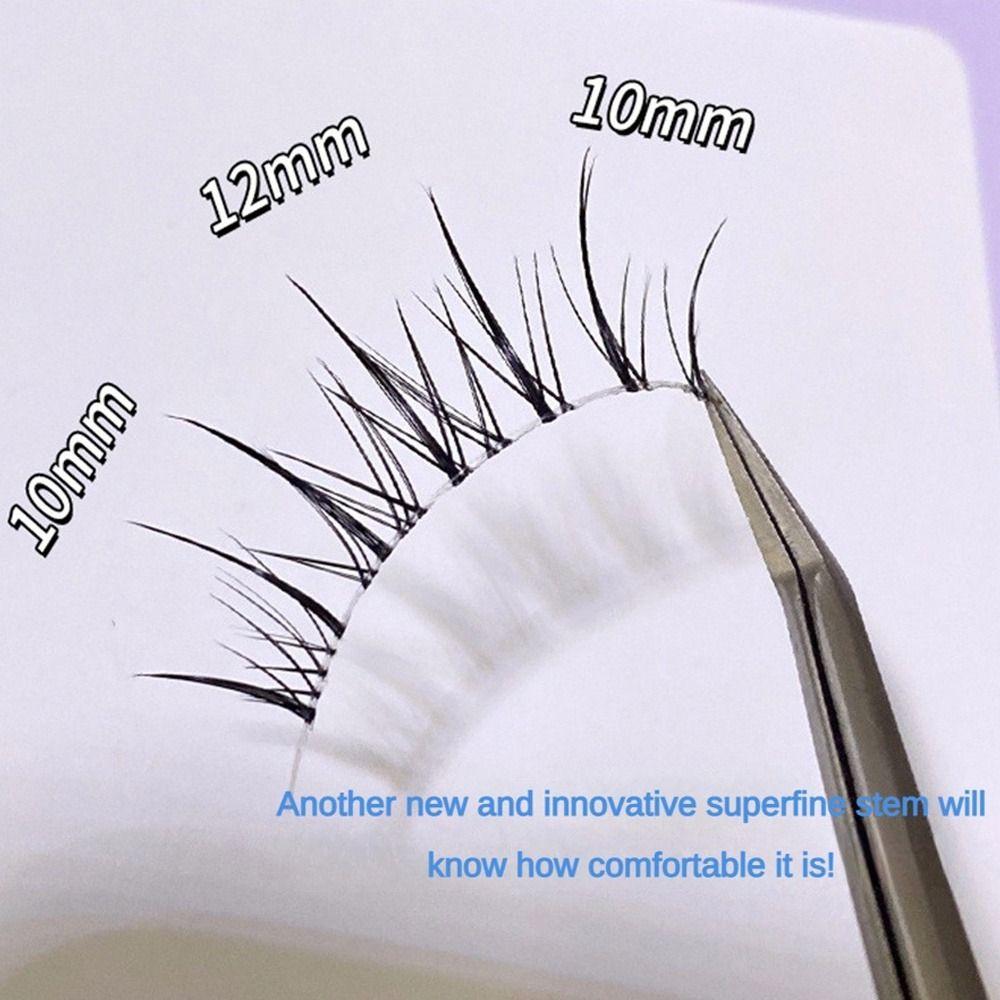 Lower Eyelashes Transparent Stem Full Strip Eyelash Manga Lashes Makeup Tools Fairy False Eyelashes