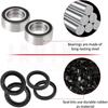 Front Wheel Bearings Seals For Honda FourTrax 300 Rancher 350 400 420 Only For 4X4, OEM# 91051-HC5-003 91209-HN2-003 91256-HC5-003