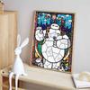 Disney Diamond Painting Big HeroStained Glass Window Style Healing Illustration Wall Decoration Full Diamond Cross stitch DIY Gift Home Decoration