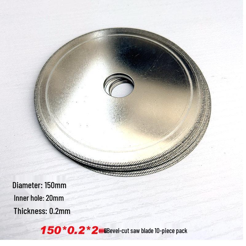 Yuhua Double Diamond Bevel Edge Cutting Disc for Jade, Turquoise & Amber - Thin Saw Blade by Feiyue.