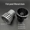 Koi Pond Skimmer: PVC Surface Drain & Oil Film Remover with Leaf Blocker Connector